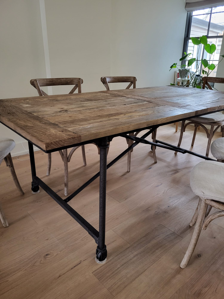 Restoration Hardware Reclaimed Wood Dining Table - photo 3