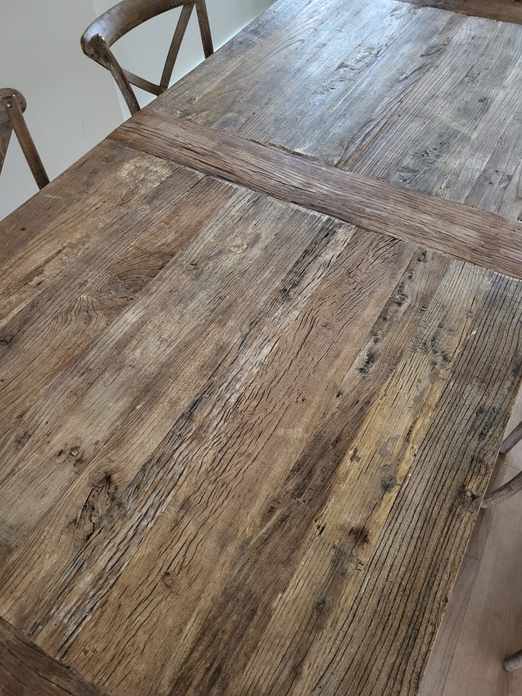 Restoration Hardware Reclaimed Wood Dining Table - photo 4