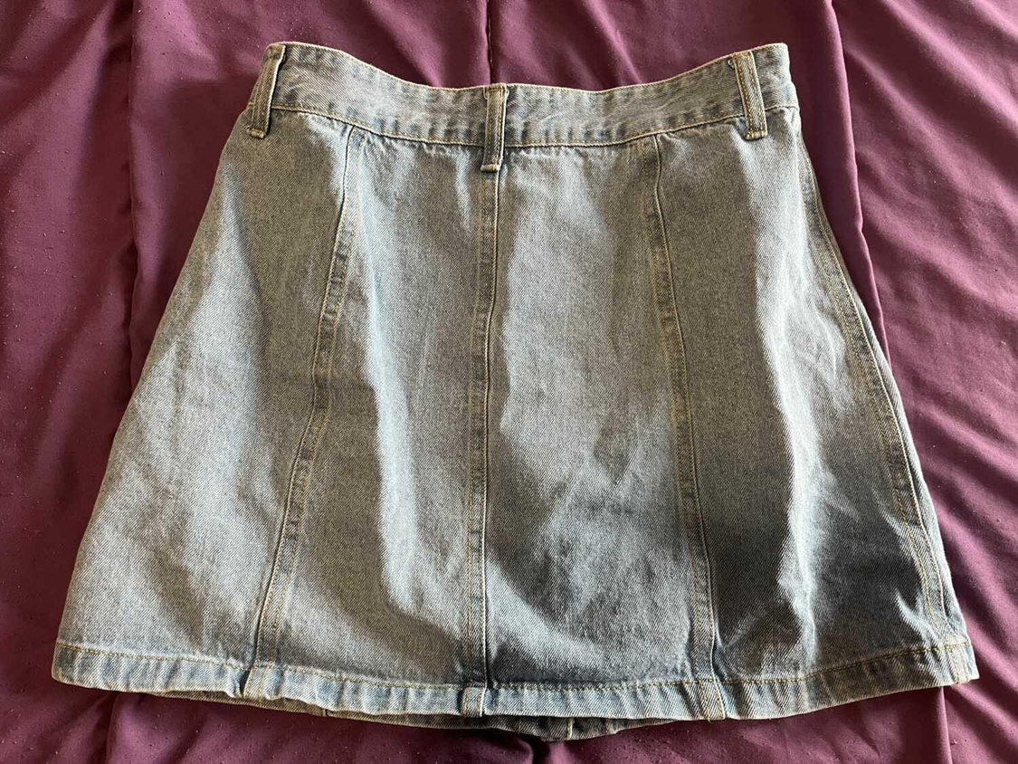 Women's Denim Jean Mini Skirt - photo 2