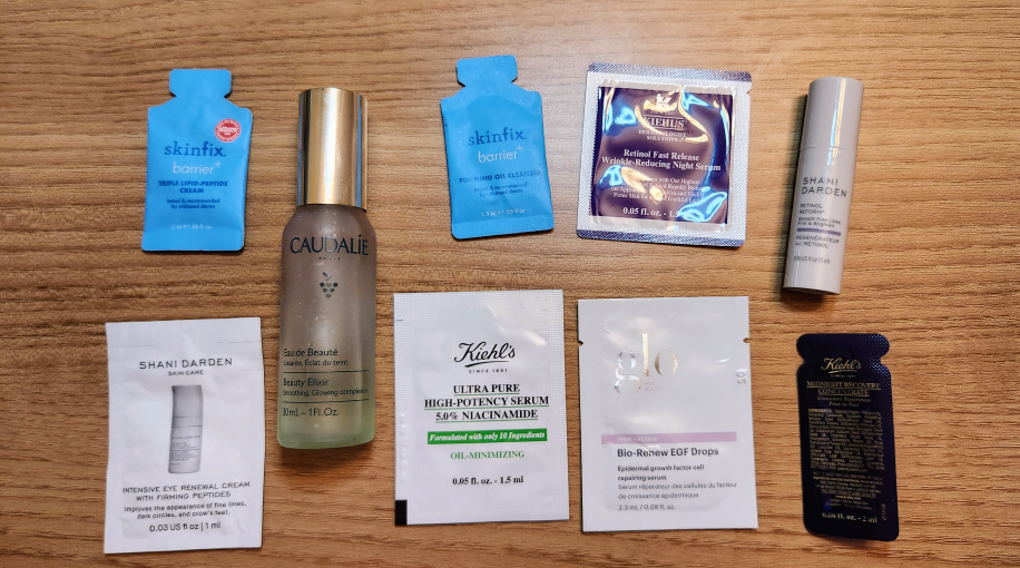 Caudalie Beauty Elixir/Kiehl's/Skinfix samples all for $3
