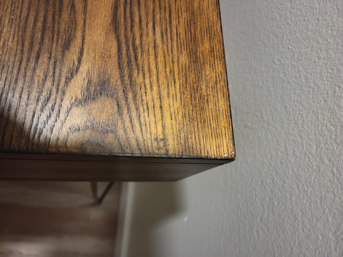 Pair of solid wood side tables - photo 4