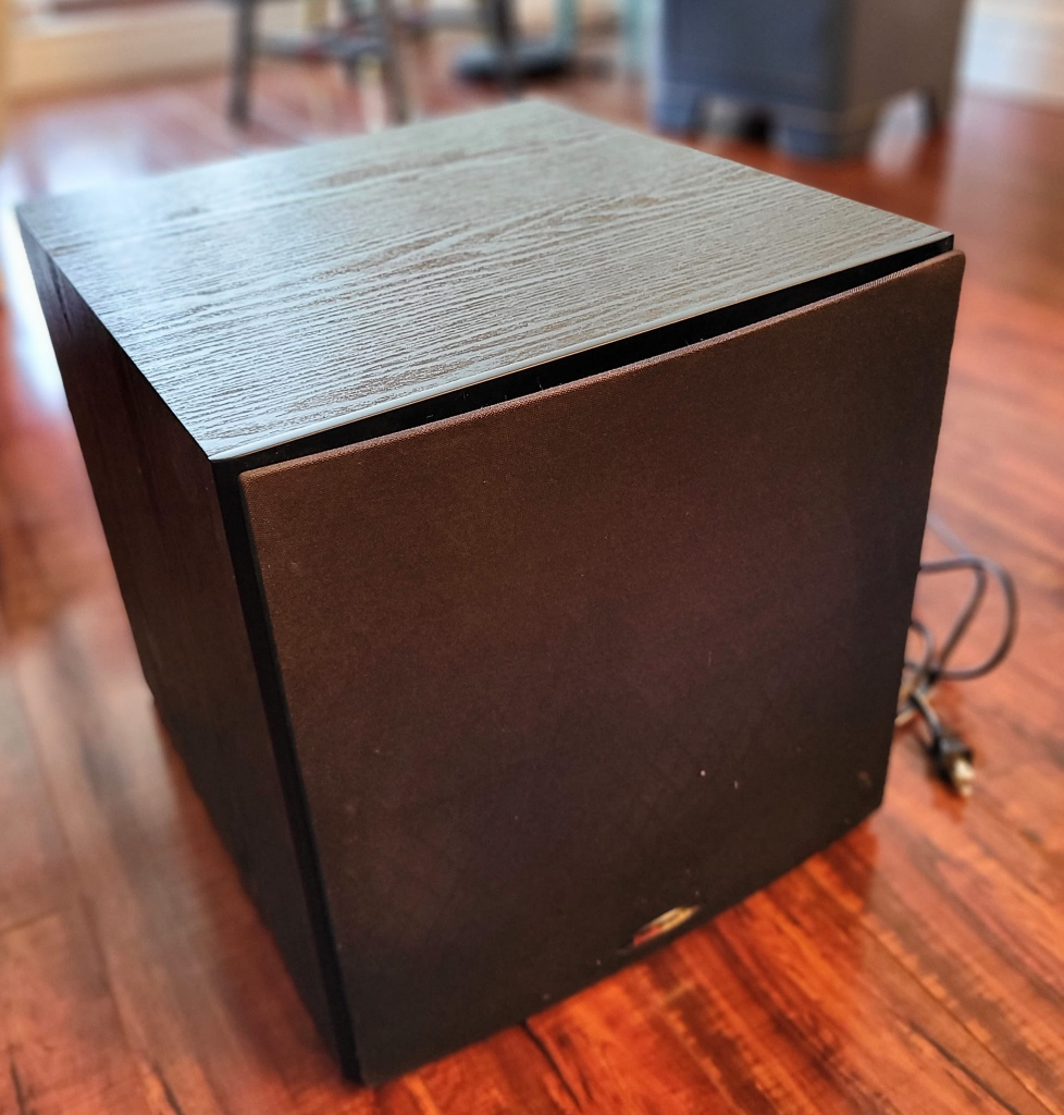 PolkAudio 100W powered subwoofer thumbnail
