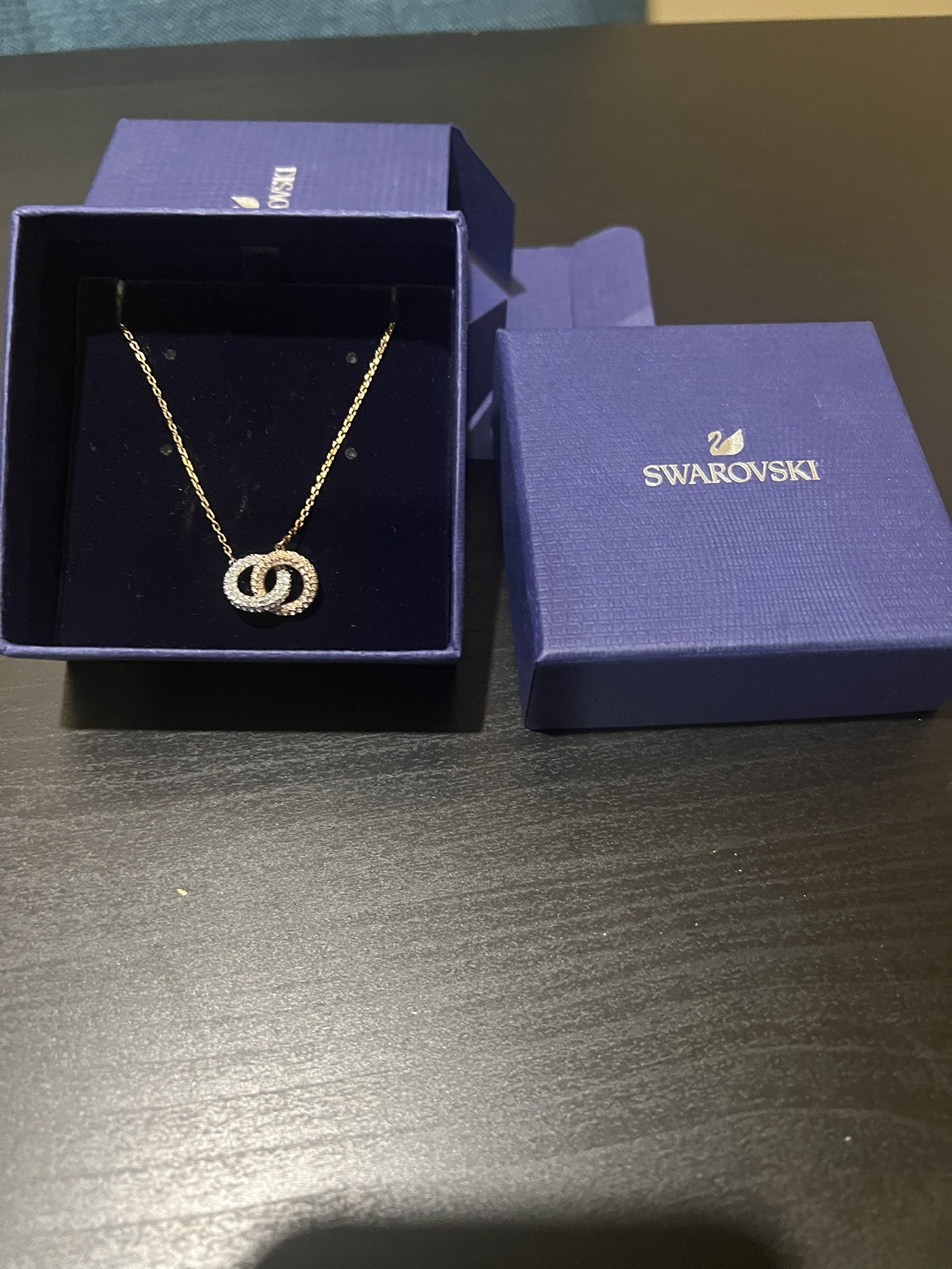 Swarovski Rose Gold necklace