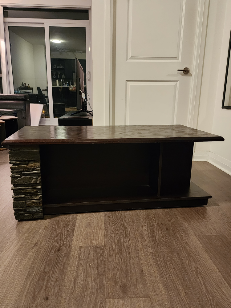 Wood decorative coffee table