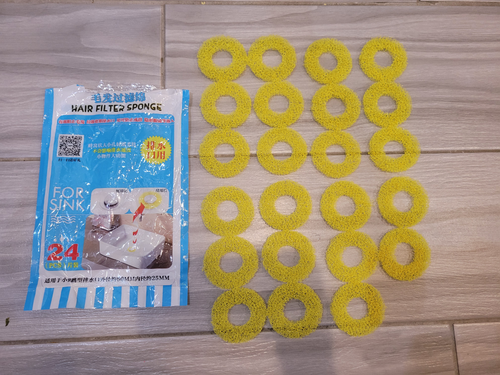 Brand New Sponge Strainer Hair Filter for Sink (23 pieces) image indicator(10)