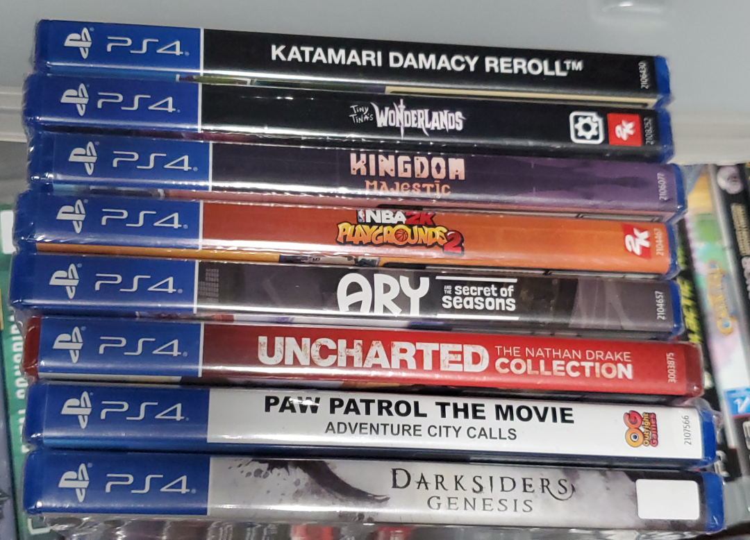 New Sealed PS4 Games Starting At $10