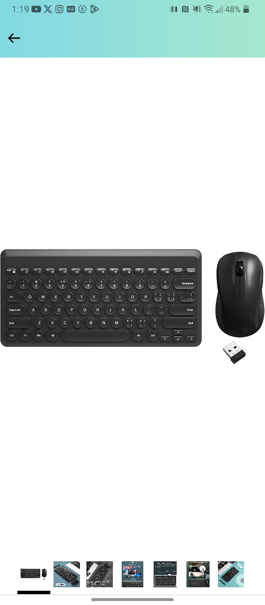 COMPACT KEYBOARD MOUSE COMBO