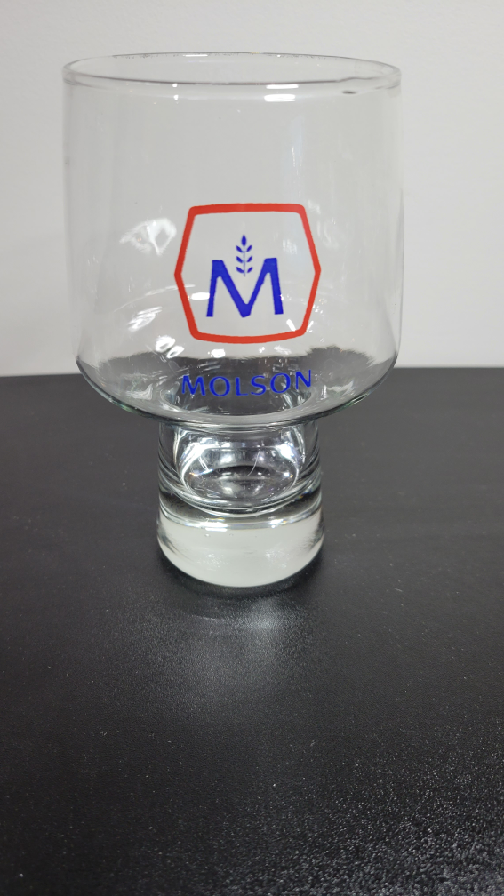 3 antique Molson Canadian pint glasses image indicator(2)