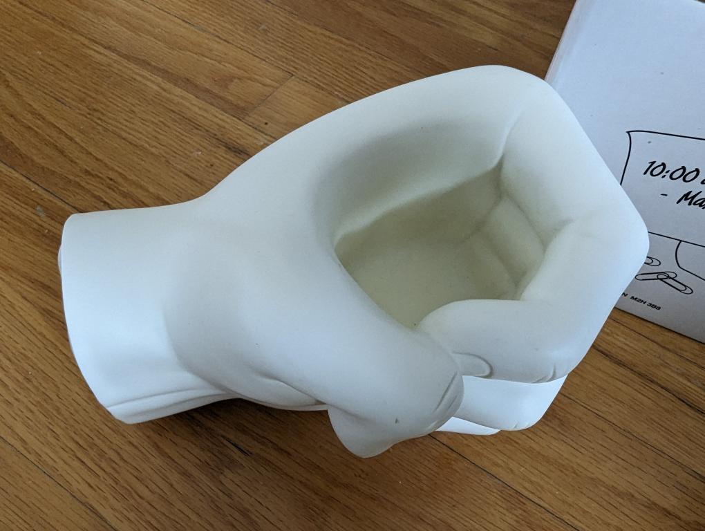 Hand Sculpture Planter/pencil/candle Holder #sellingspree - photo 2