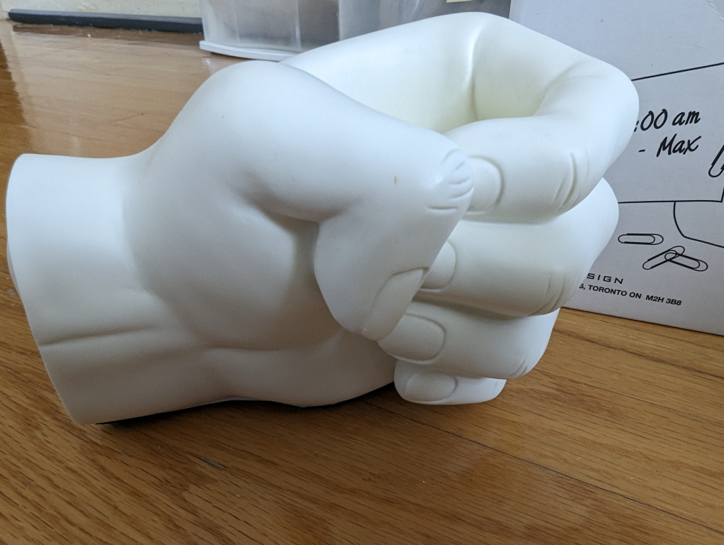 Hand Sculpture Planter/pencil/candle Holder #sellingspree - photo 3