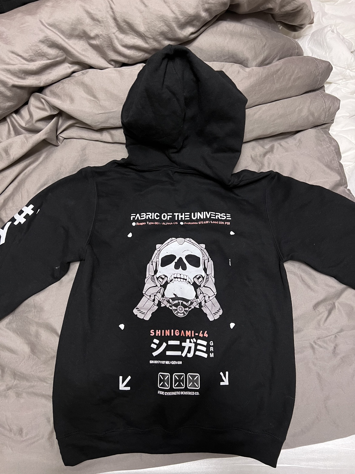 fabric of the universe hoodie