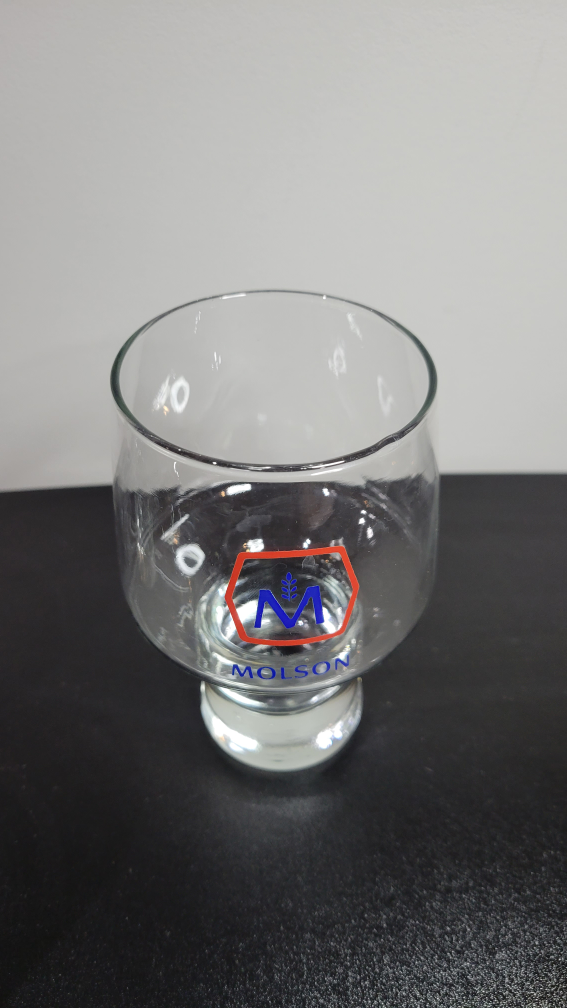 3 antique Molson Canadian pint glasses image indicator(3)