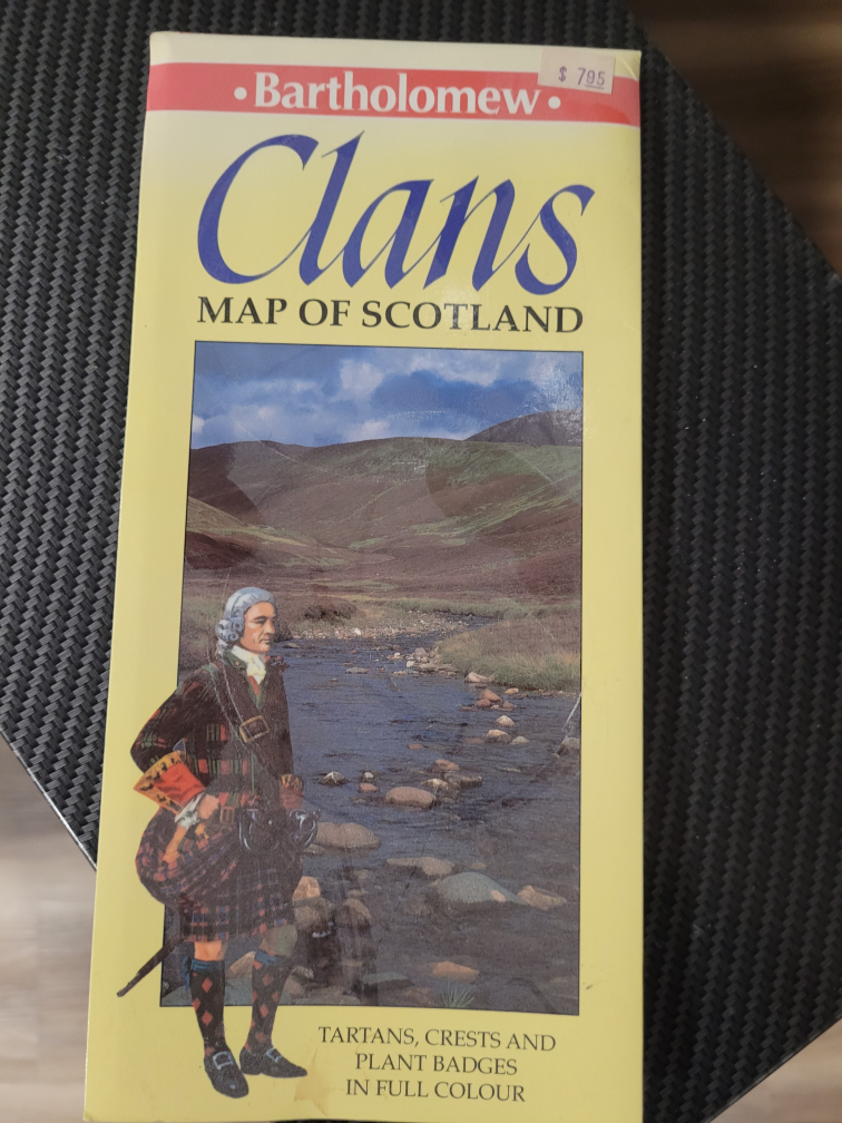 Map of Scotland Clans