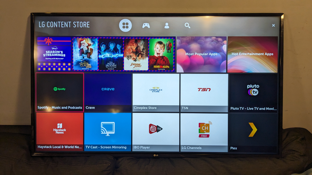 49" 4k LG smart tv image indicator(2)