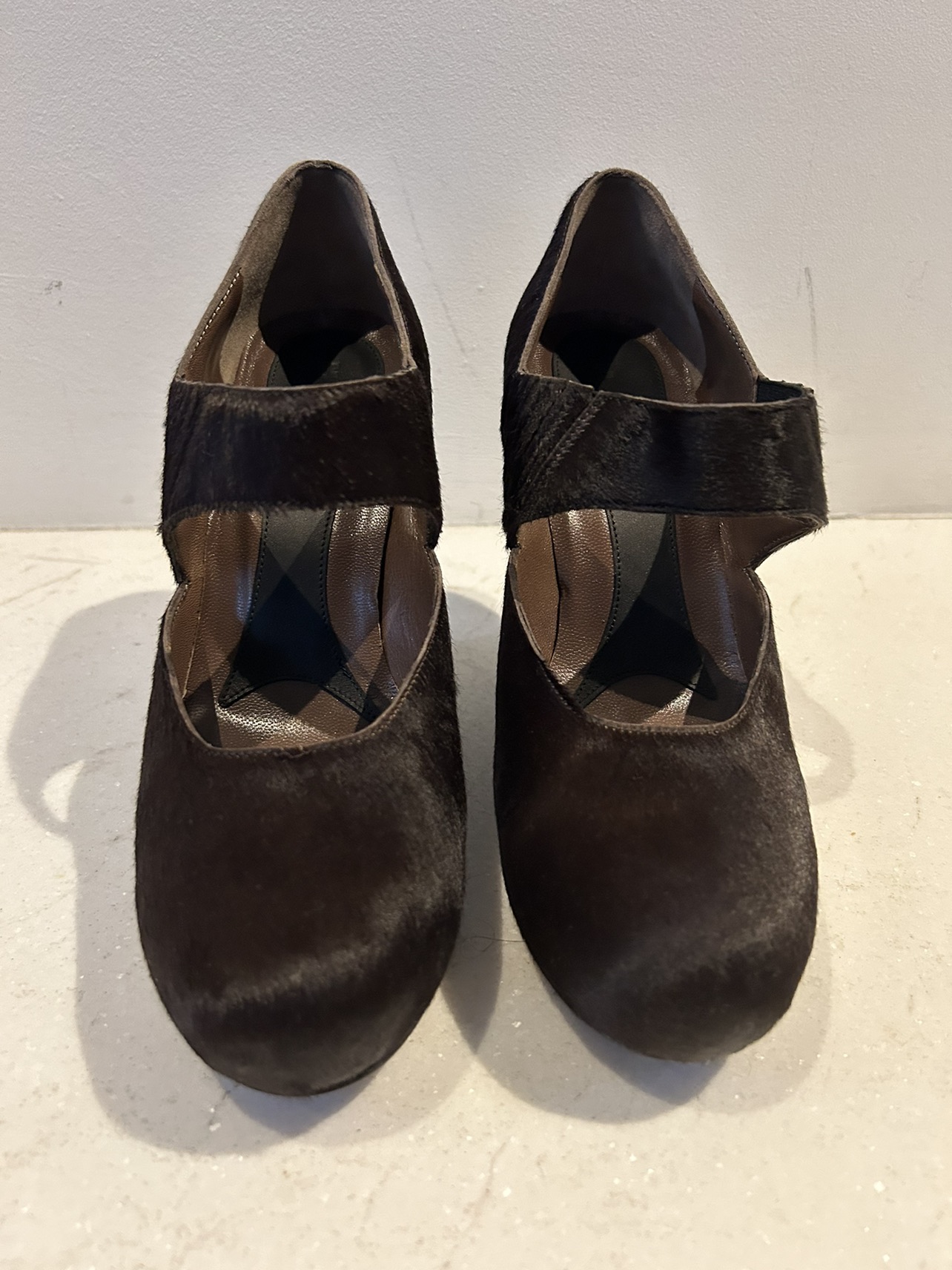 New in box MARNI calf hair Mary Jane’s 7 image indicator(3)