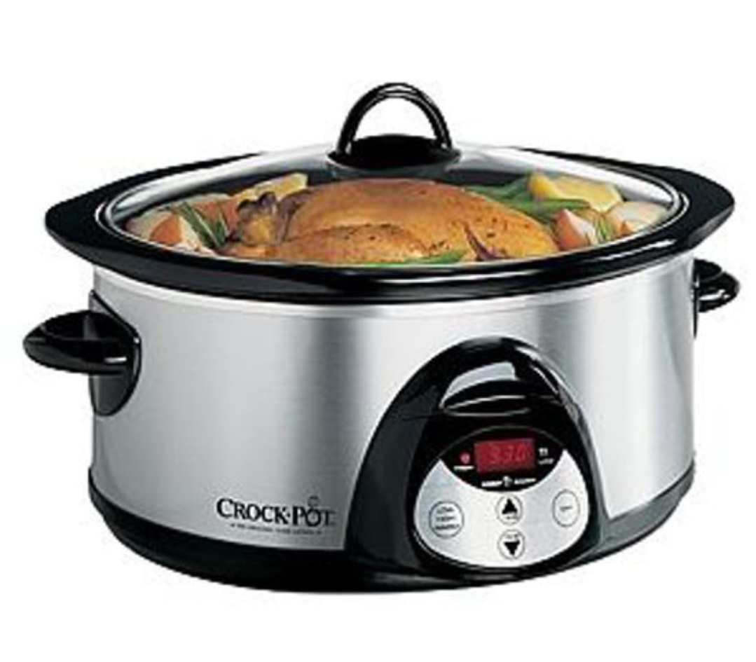 Crock-Pot 6Qt. Oval Programmable Slow Cooker, Stainless thumbnail