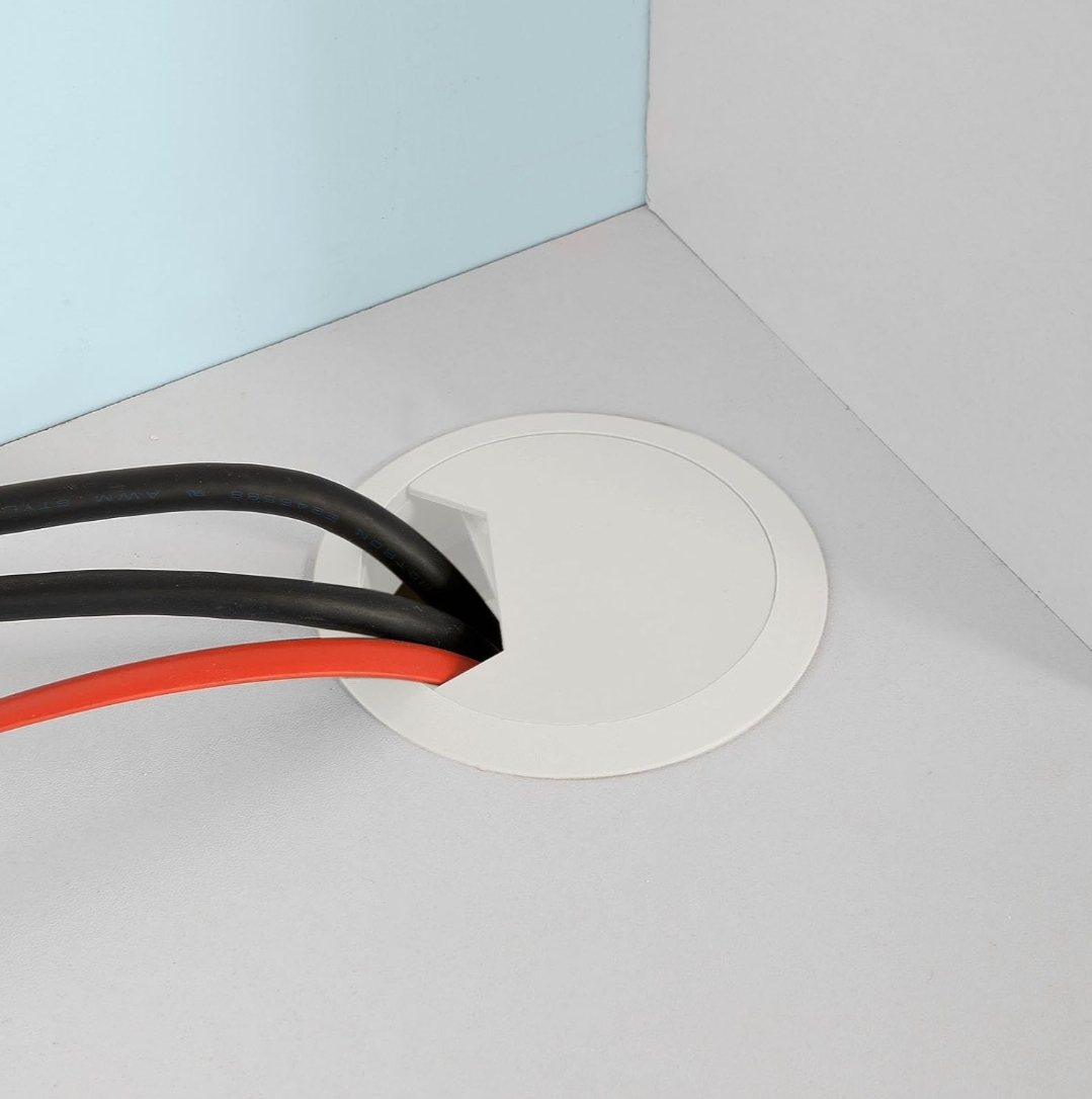 Haotian Home Office Workstation, Floating Desk Wall Mounted image indicator(4)