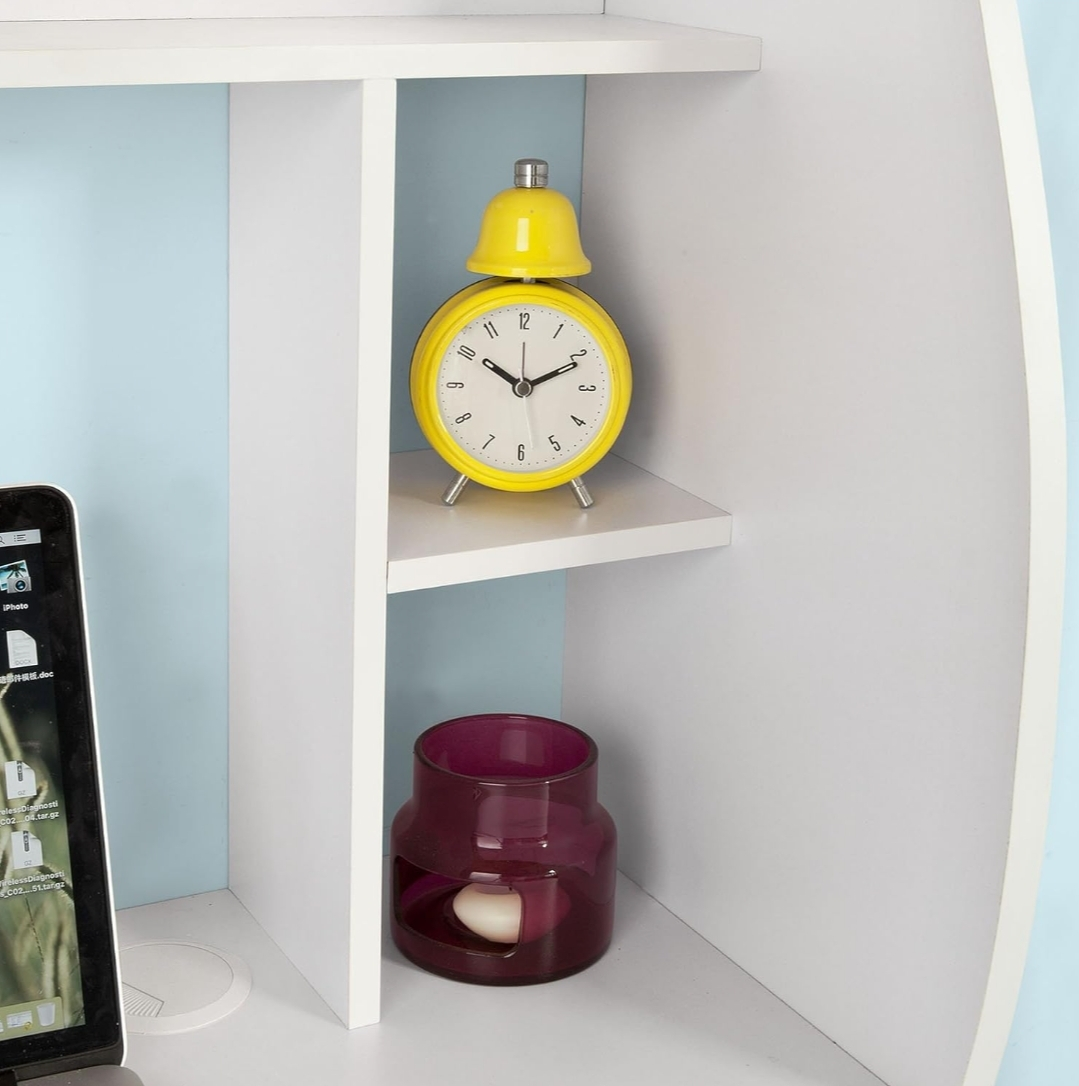 Haotian Home Office Workstation, Floating Desk Wall Mounted image indicator(6)