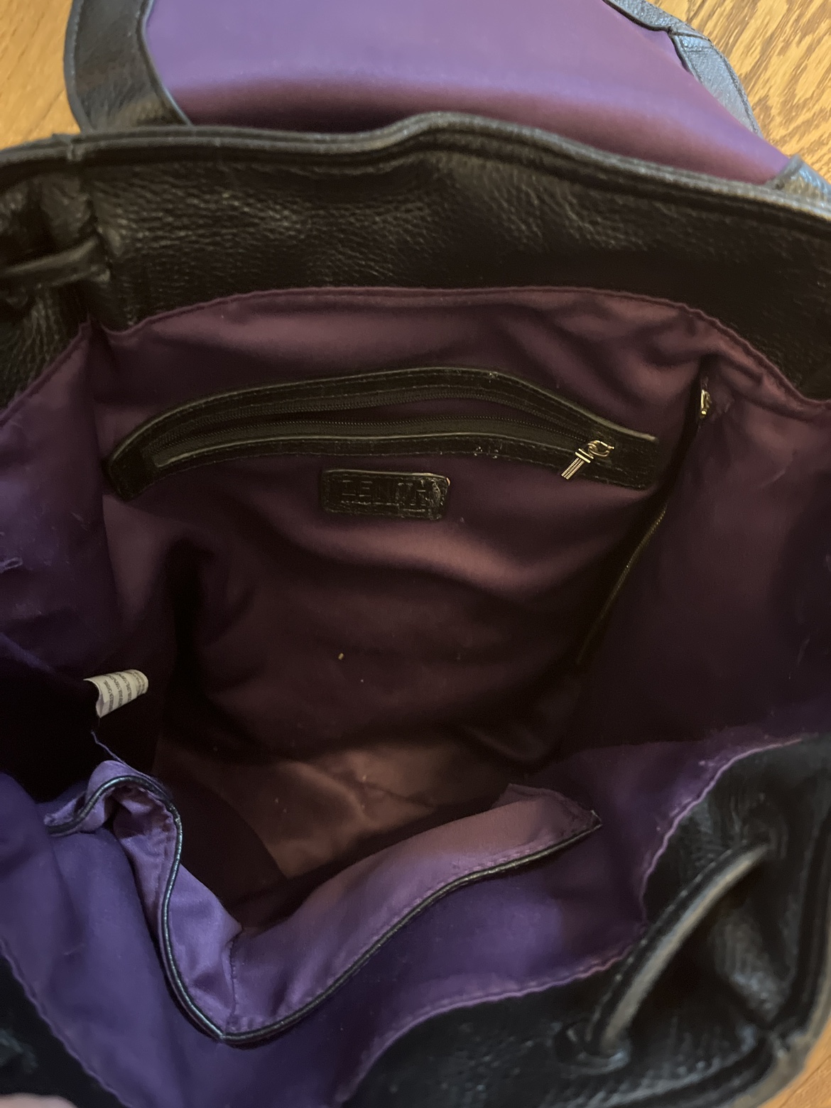 Black leather bag - photo 3