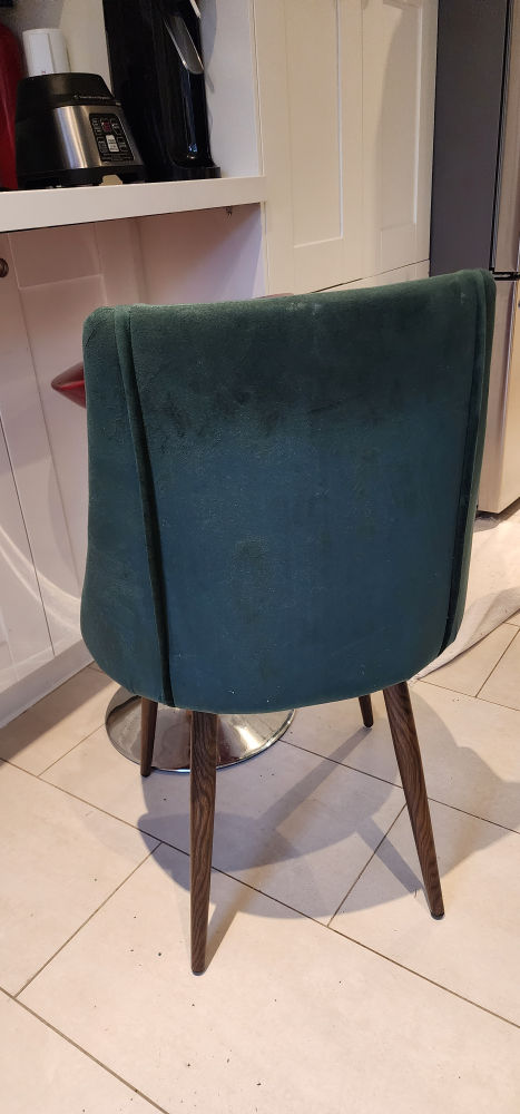 Green velvet chairs - photo 2