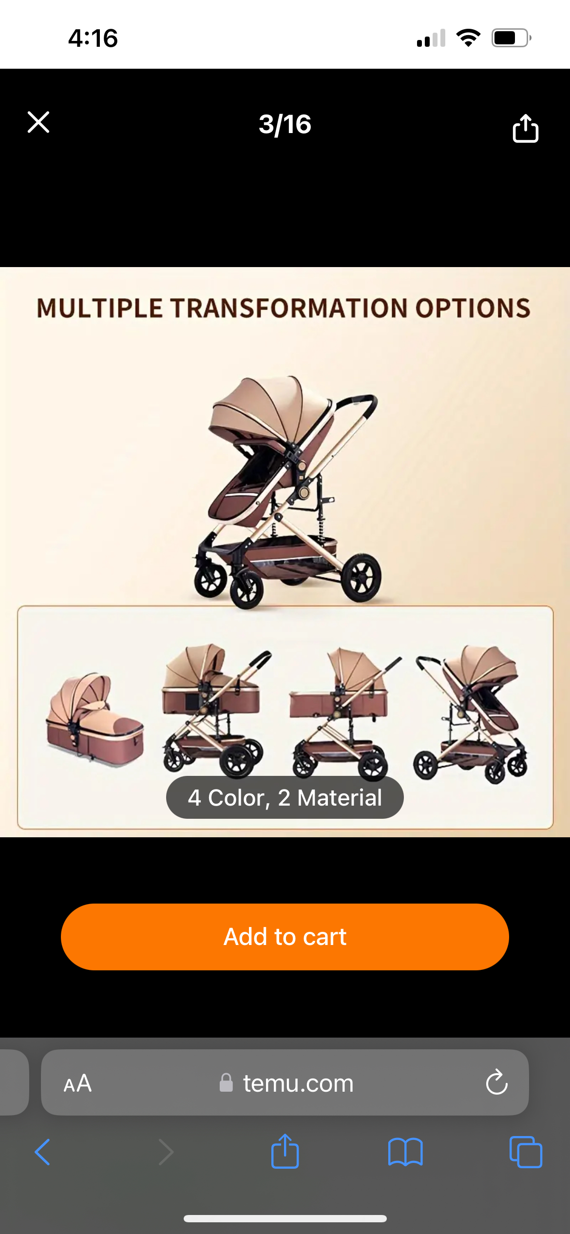 Baby stroller brand new image indicator(5)