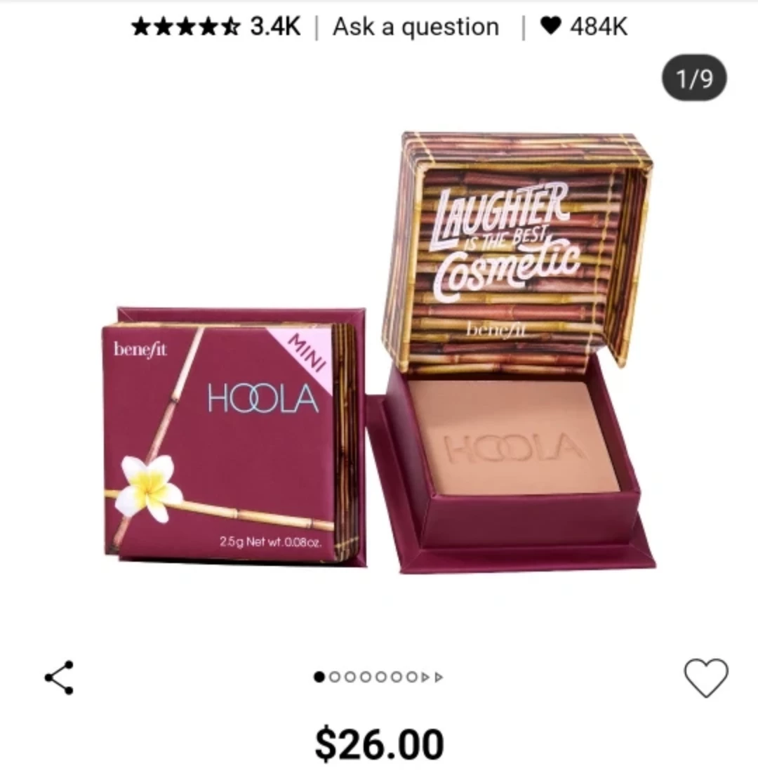 Benefit Mini Hoola Matte Bronzer (unopened) w/ freebie!