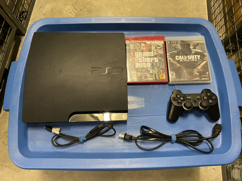 PlayStation 3 PS3 w/ games Call of Duty Grand Theft Auto GTA
