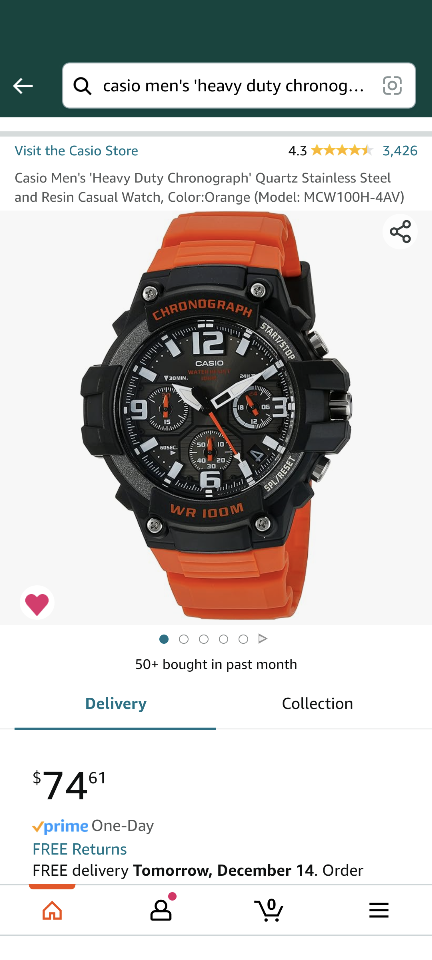 Casio heavy duty watch - photo 2