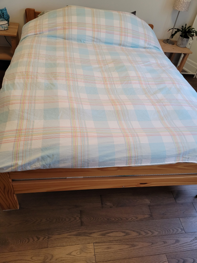 Queen size solid wood bed frame -Ikea.