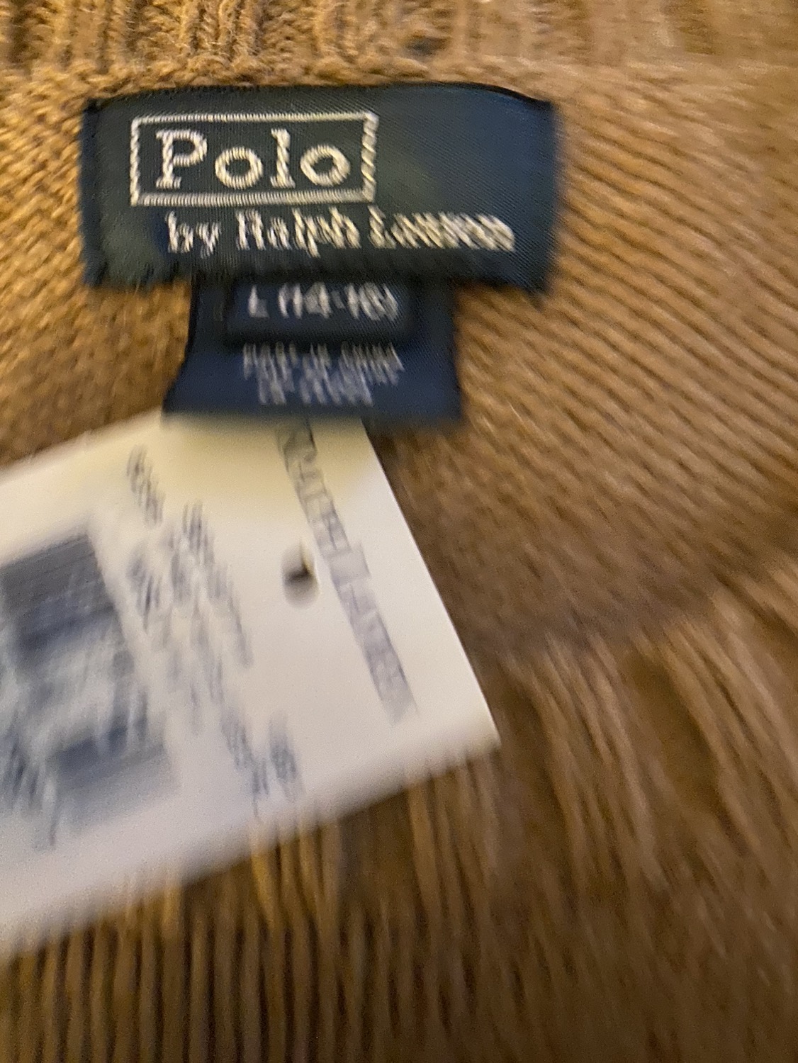 New Polo Ralph Lauren boys sweater with elbow patches image indicator(3)