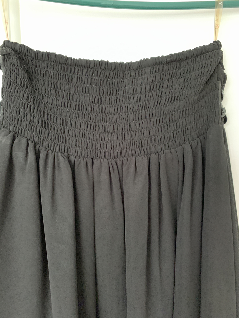 Black strapless evening dress - photo 4