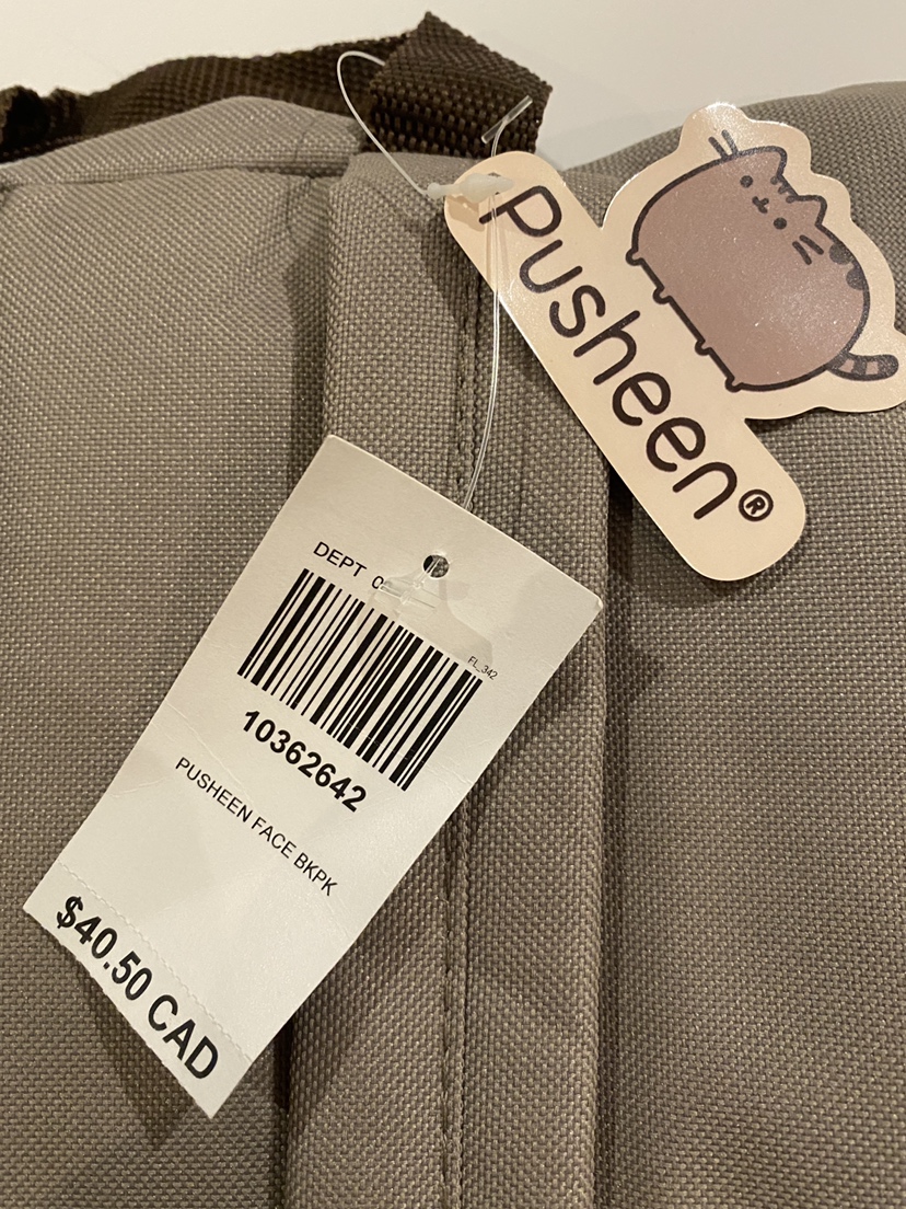 Pusheen Cat Backpack Brand New w Tags Retail $40! image indicator(4)
