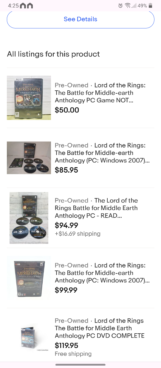 PC - Lord of the Rings: Battle for Middle Earth Anthology image indicator(5)