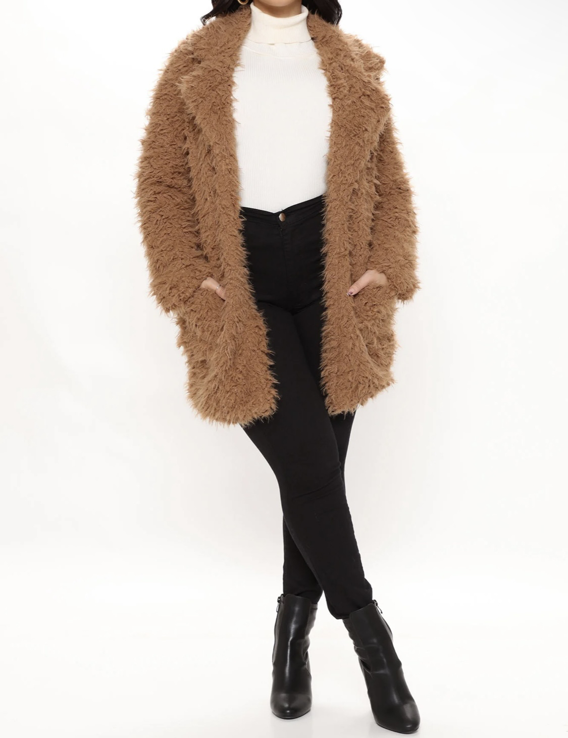 Women's Teddy Jacket with Pockets