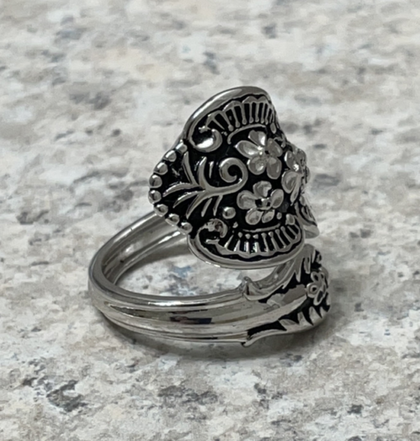 Flower Design Spoon Ring 🎁 - photo 4