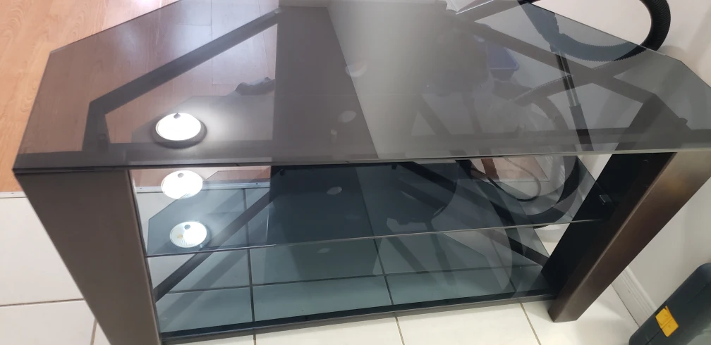 Glass TV Stand for sale - photo 2