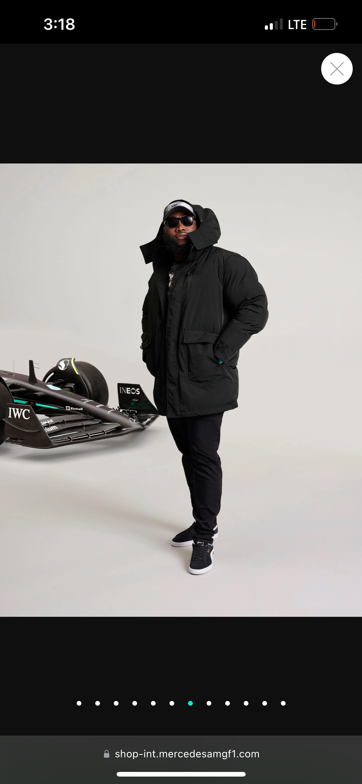 Mercedes AMG Petronas Ultimate Men’s Coat - large image indicator(6)