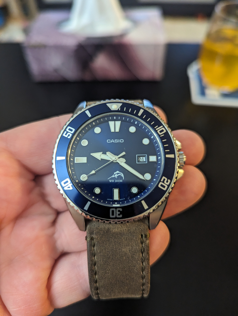 Casio MDV-106 Men's watch Classic Blue - photo 2