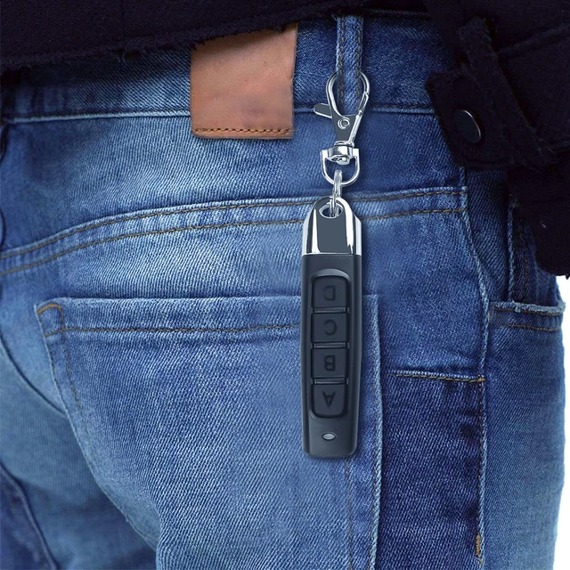 Remote Control 433MHZ For Car Key Buttons Garage Gate Door Copy image indicator(4)