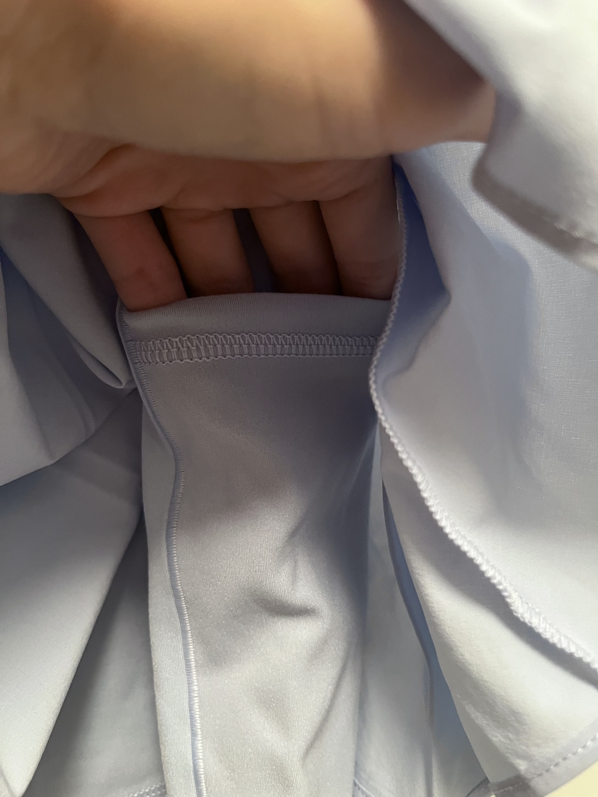 aerie Offline light blue pleated tennis skirt – size S image indicator(3)