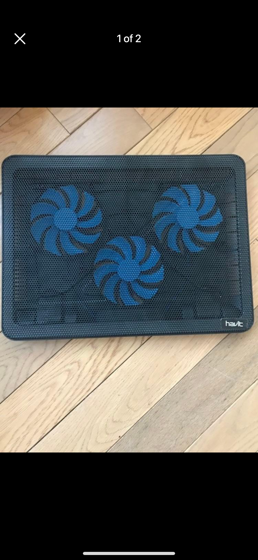 Laptop stand with fans
