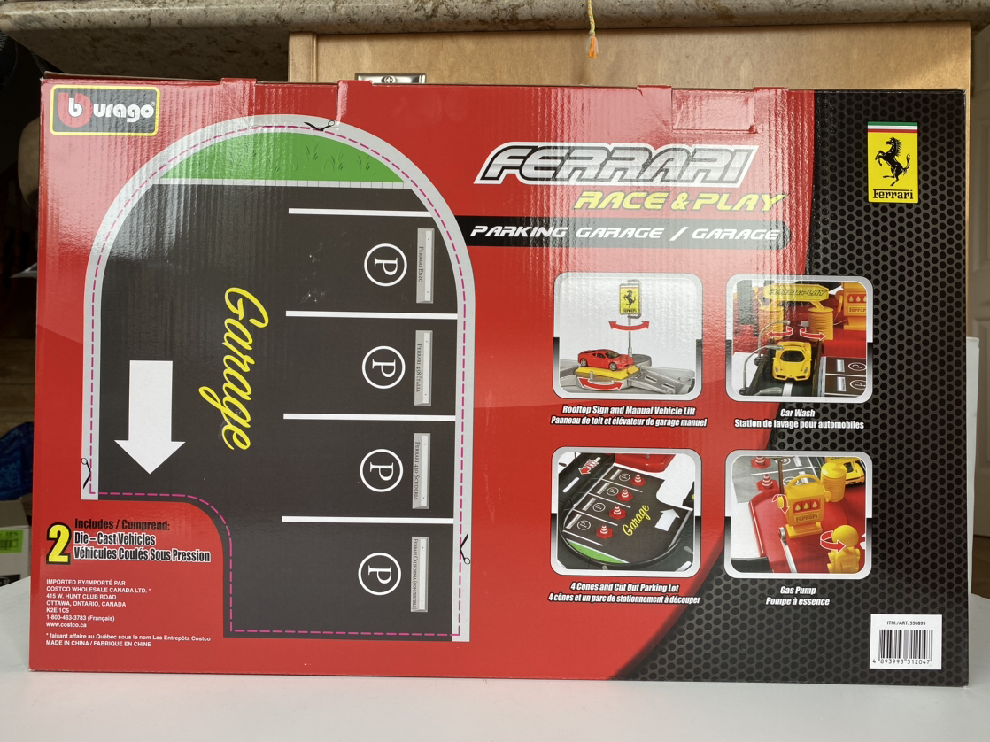 Burago Ferrari Race and Play Garage image indicator(2)