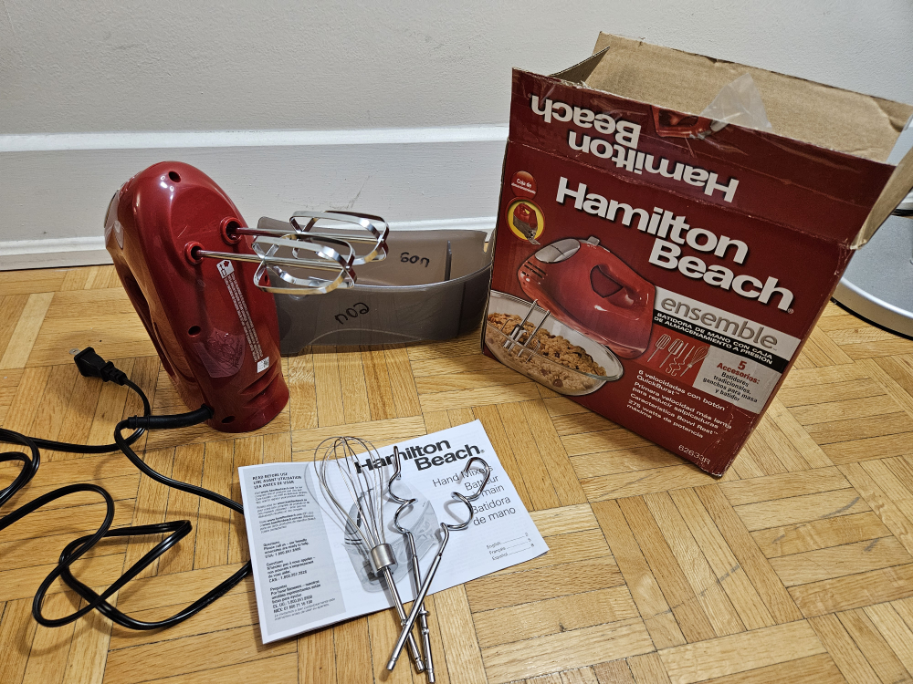 6 Speed Hand Mixer