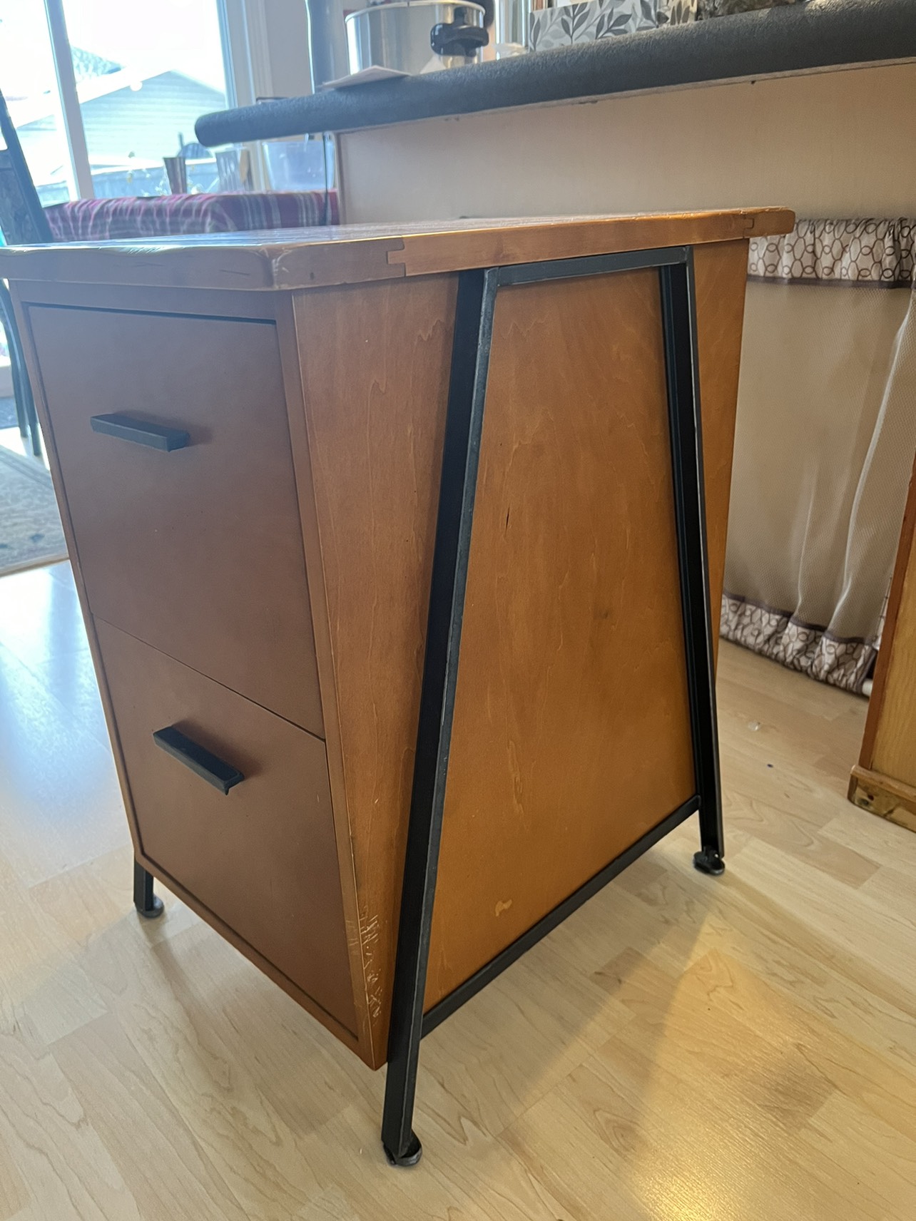 Vintage Pottery Barn File Cabinet - 2 Drawers #SellingSpree image indicator(2)