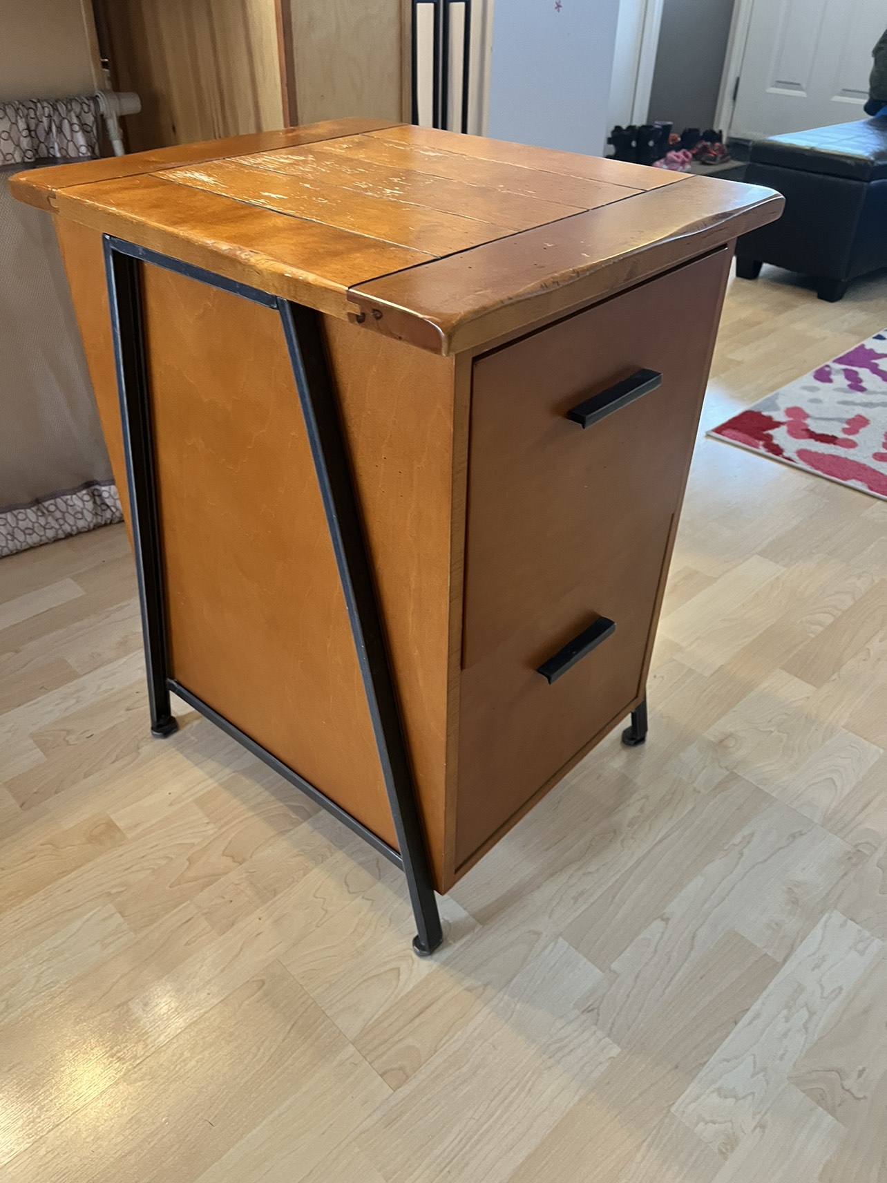 Vintage Pottery Barn File Cabinet - 2 Drawers #SellingSpree image indicator(9)