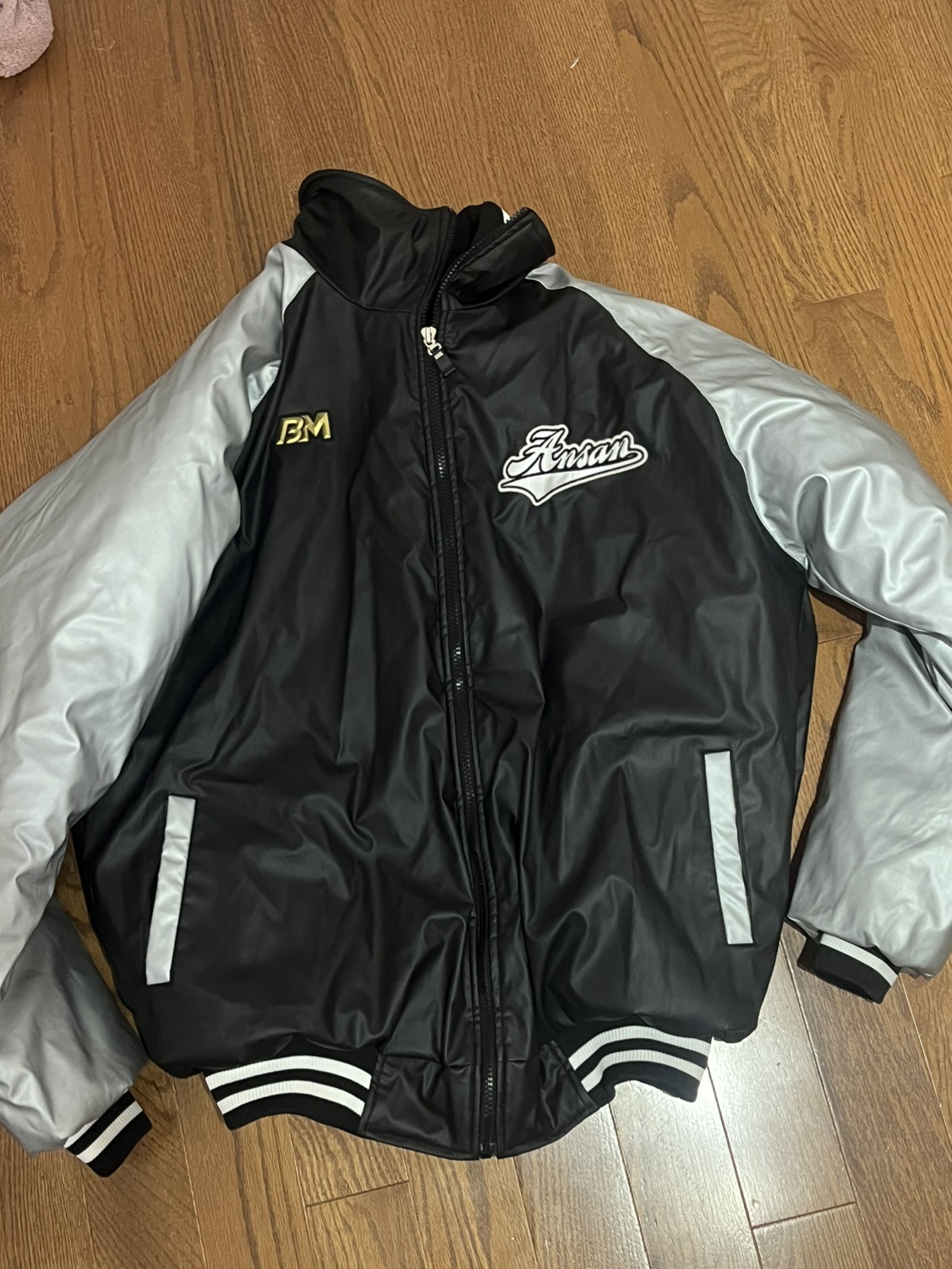 very warm varsity jacket