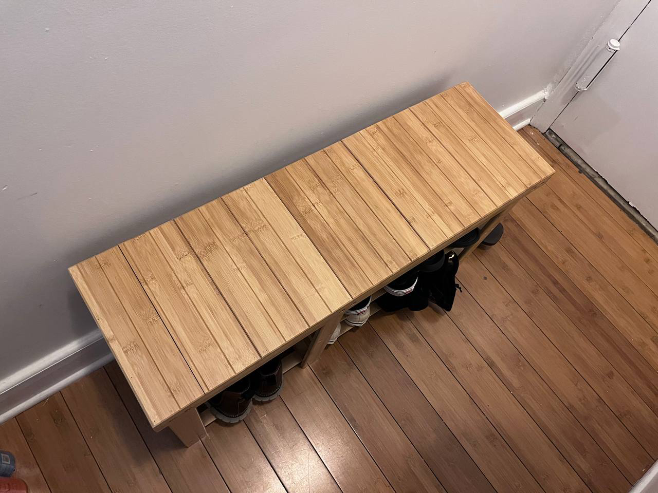 Bamboo Shoe Rack 3 Tier - photo 2