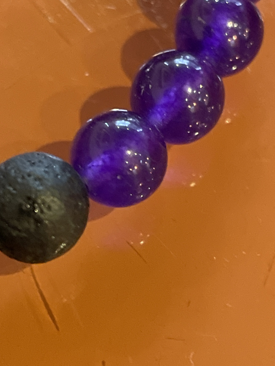 🎁 scent diffuser dark purple amethyst bracelet image indicator(2)