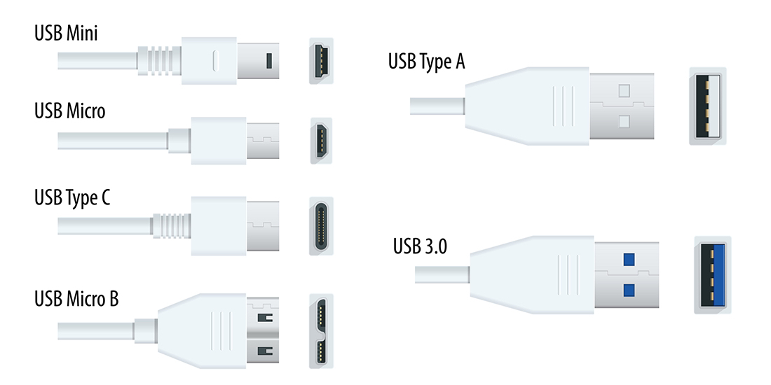 Various USB-C/Micro/Micro-B USB Phone Tablet cables thumbnail