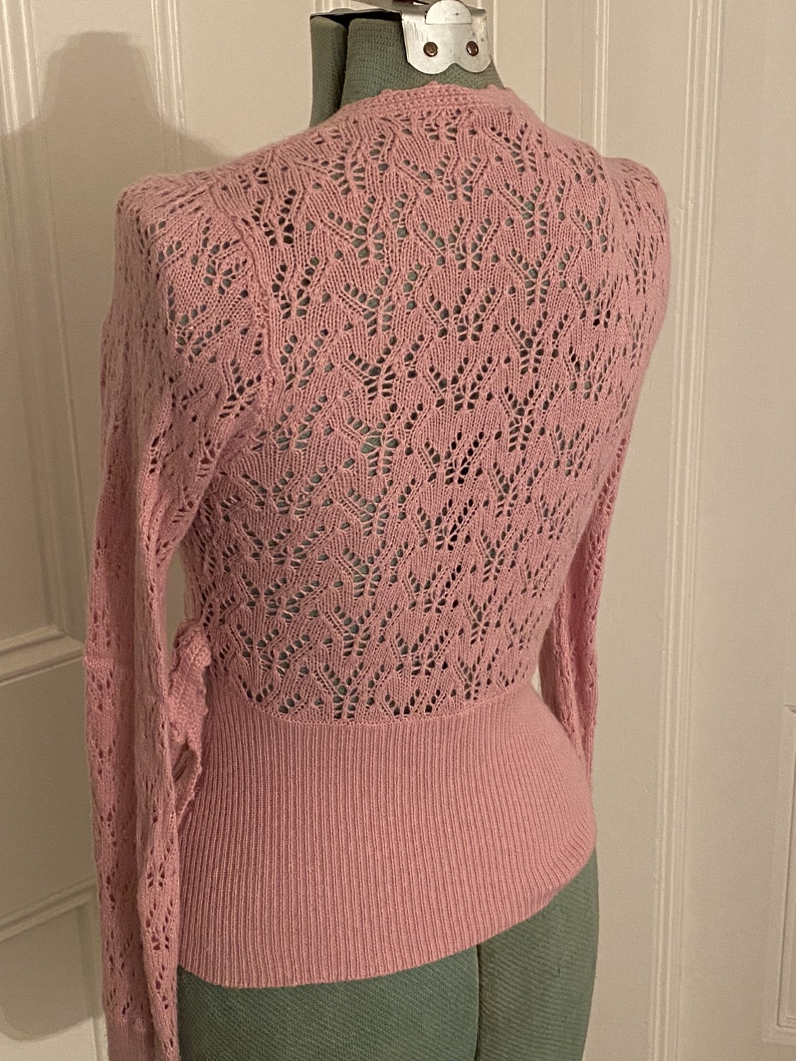 Pink Crossover Sweater - Medium image indicator(3)